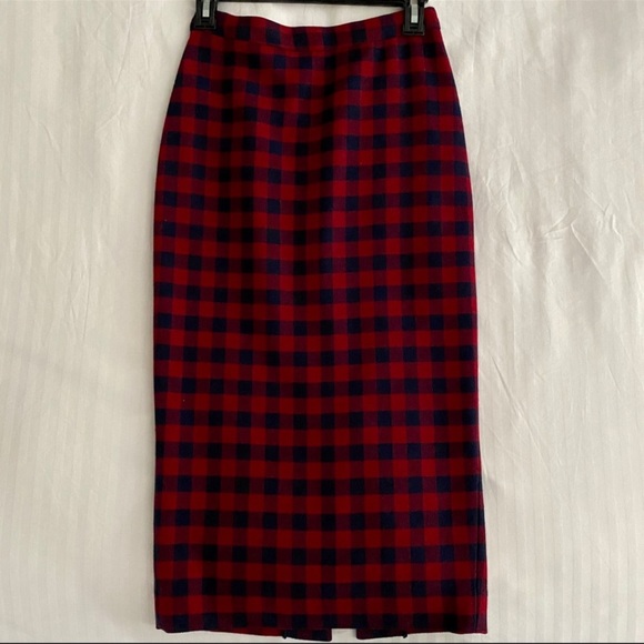 A.L.C. Thea wool plaid skirt - Picture 6 of 6